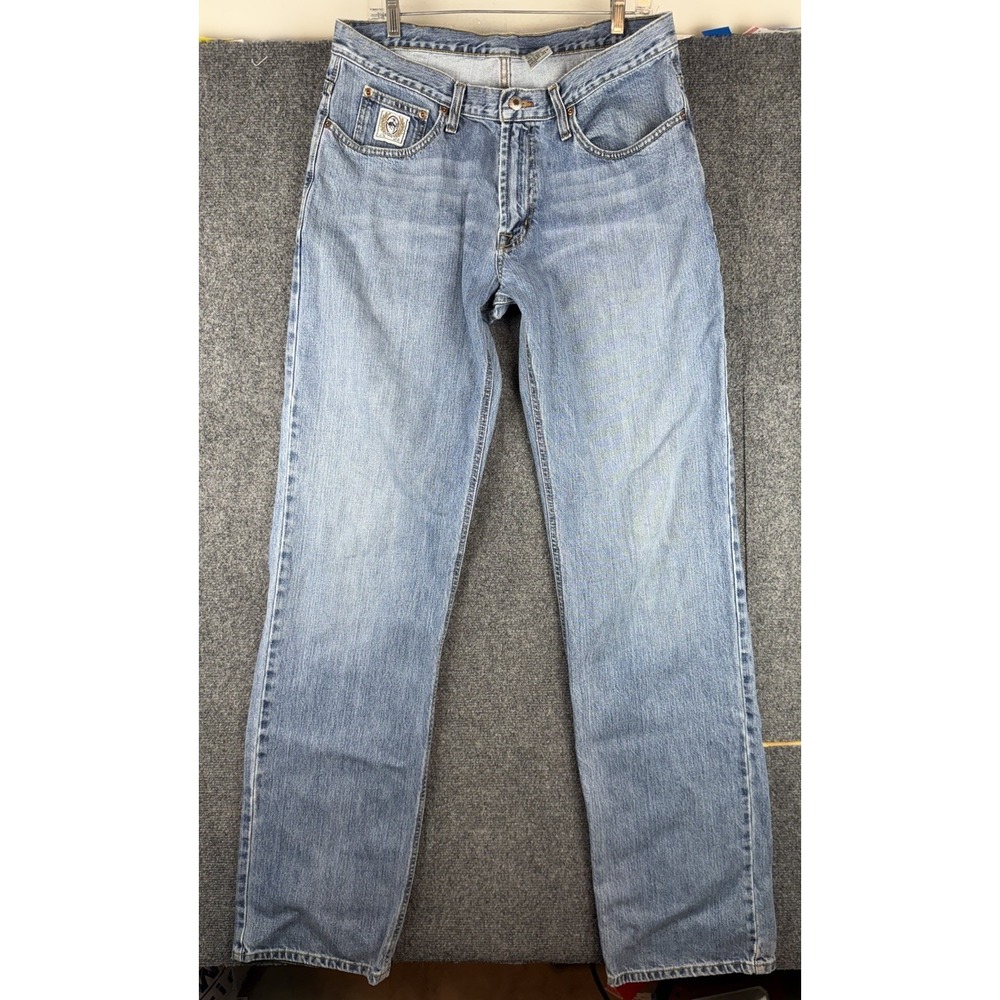 CINCH White Label Men's 34x38 Medium Wash Relaxed Fit Straight Leg Jeans